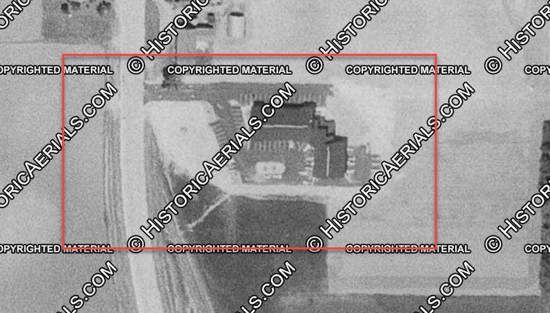 Bavarian Haus Motel - 1973 Aerial Of Original Structure